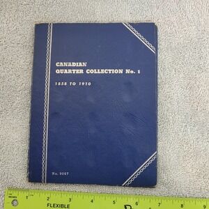 Whitman Canadian Quarter Collection Coin Folder 1858-1910 Album 9067‎ Vintage